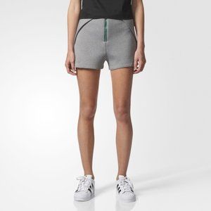 XS ADIDAS EQT High rise GREY SHORTS - NWT